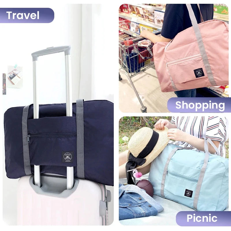 Sac de voyage pliable léger – bagage cabine grande capacité Trovéo (vue 4)